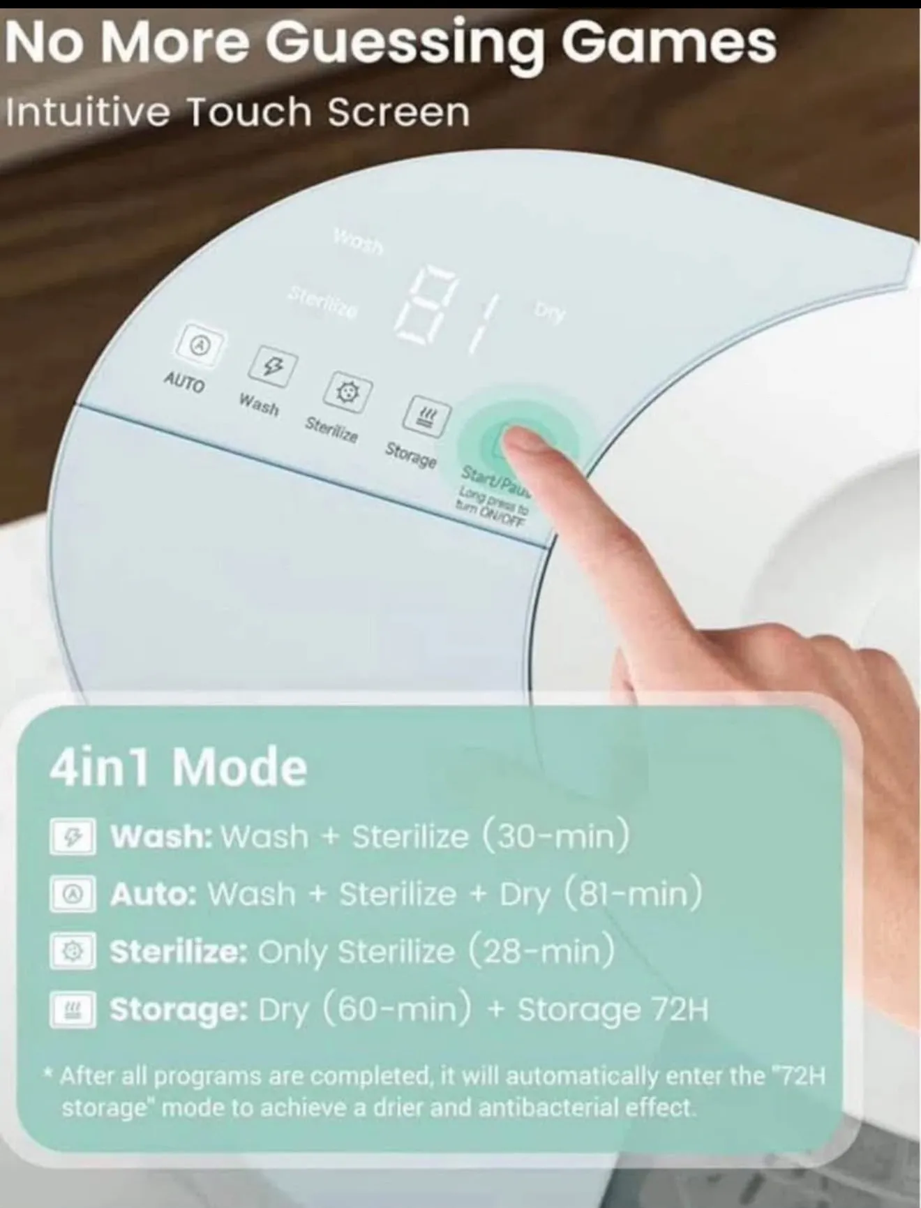 Grownsy DeepClean Bottle Washer Pro