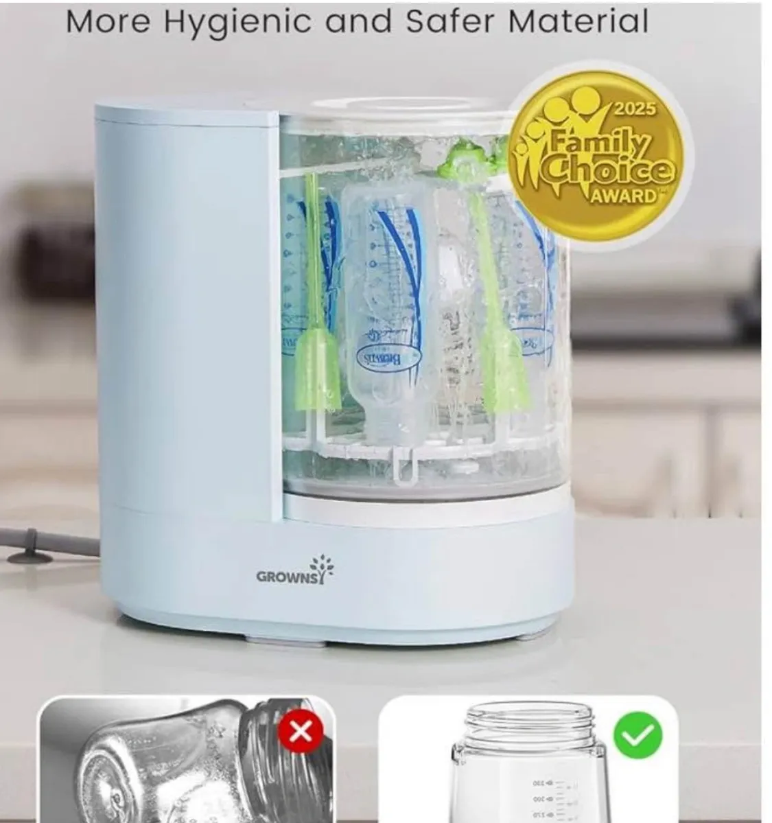Grownsy DeepClean Bottle Washer Pro