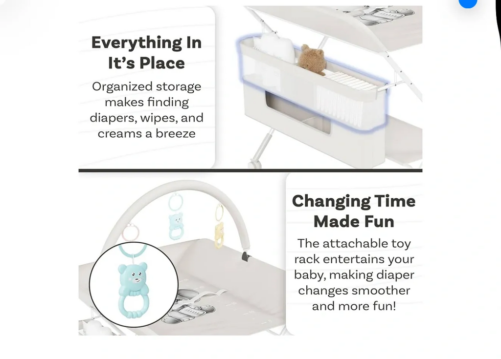 Folding Baby Changing Table