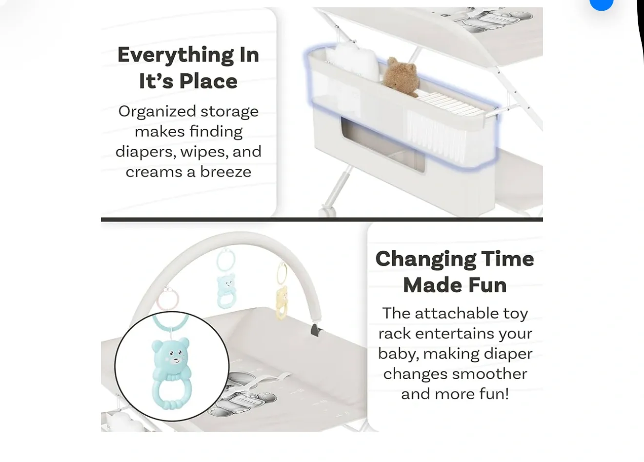 Folding Baby Changing Table