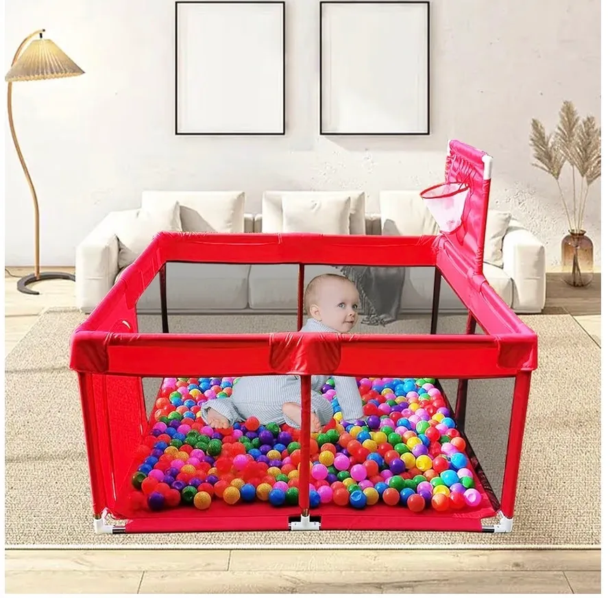 Baby Playpen, Red (sealed box) (50.4 X 50.4)