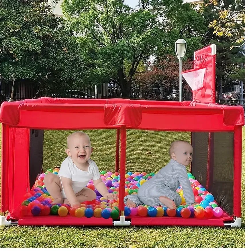 Baby Playpen, Red (sealed box) (50.4 X 50.4)
