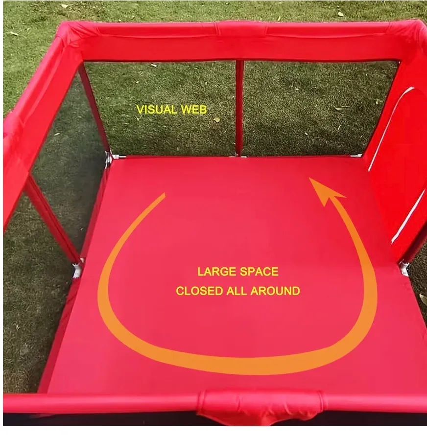 Baby Playpen, Red (sealed box) (50.4 X 50.4)