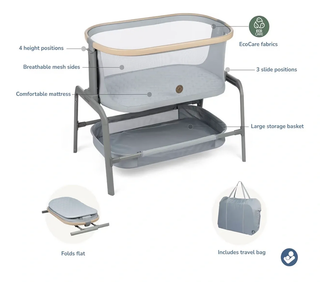Maxi-Cosi Iora Baby Bassinet, Slate