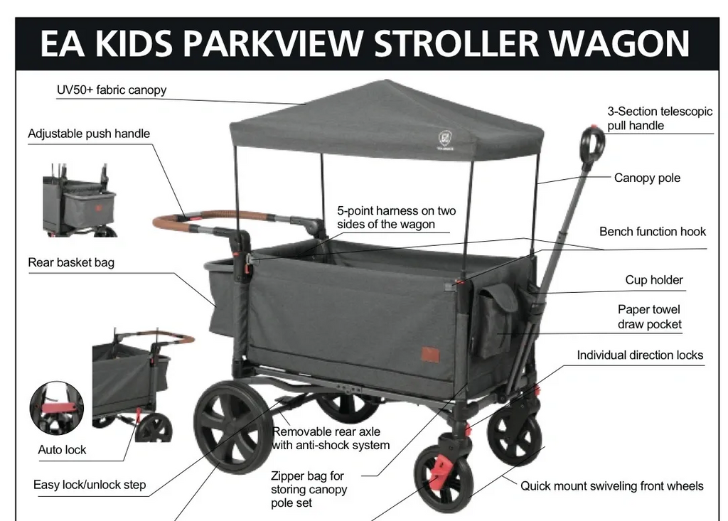 EVER ADVANCED Wagon Stroller