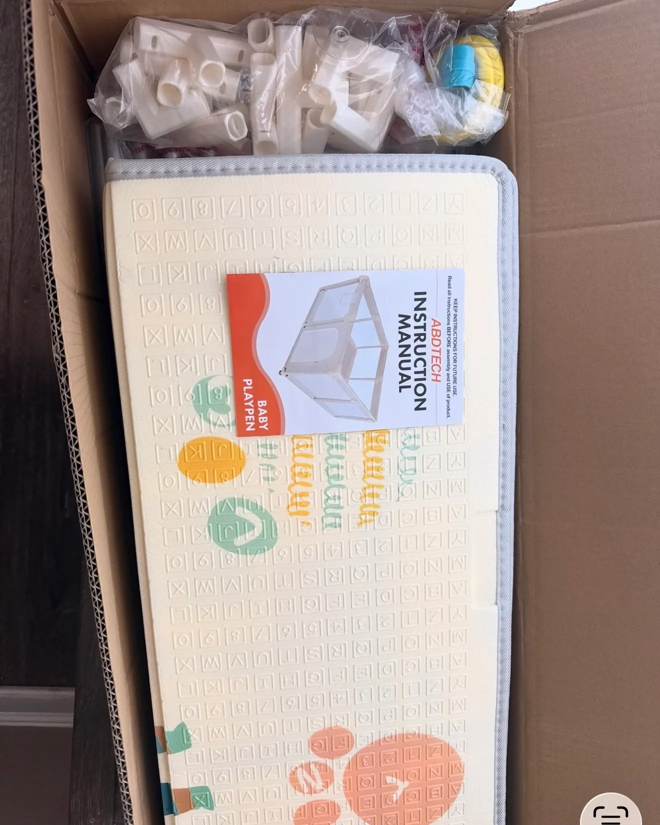Baby Playpen With Mat (59x59)