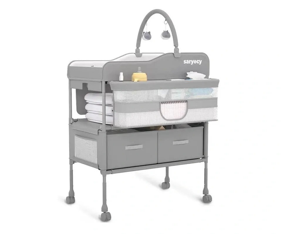 Saryocy Baby Changing Table With Storage