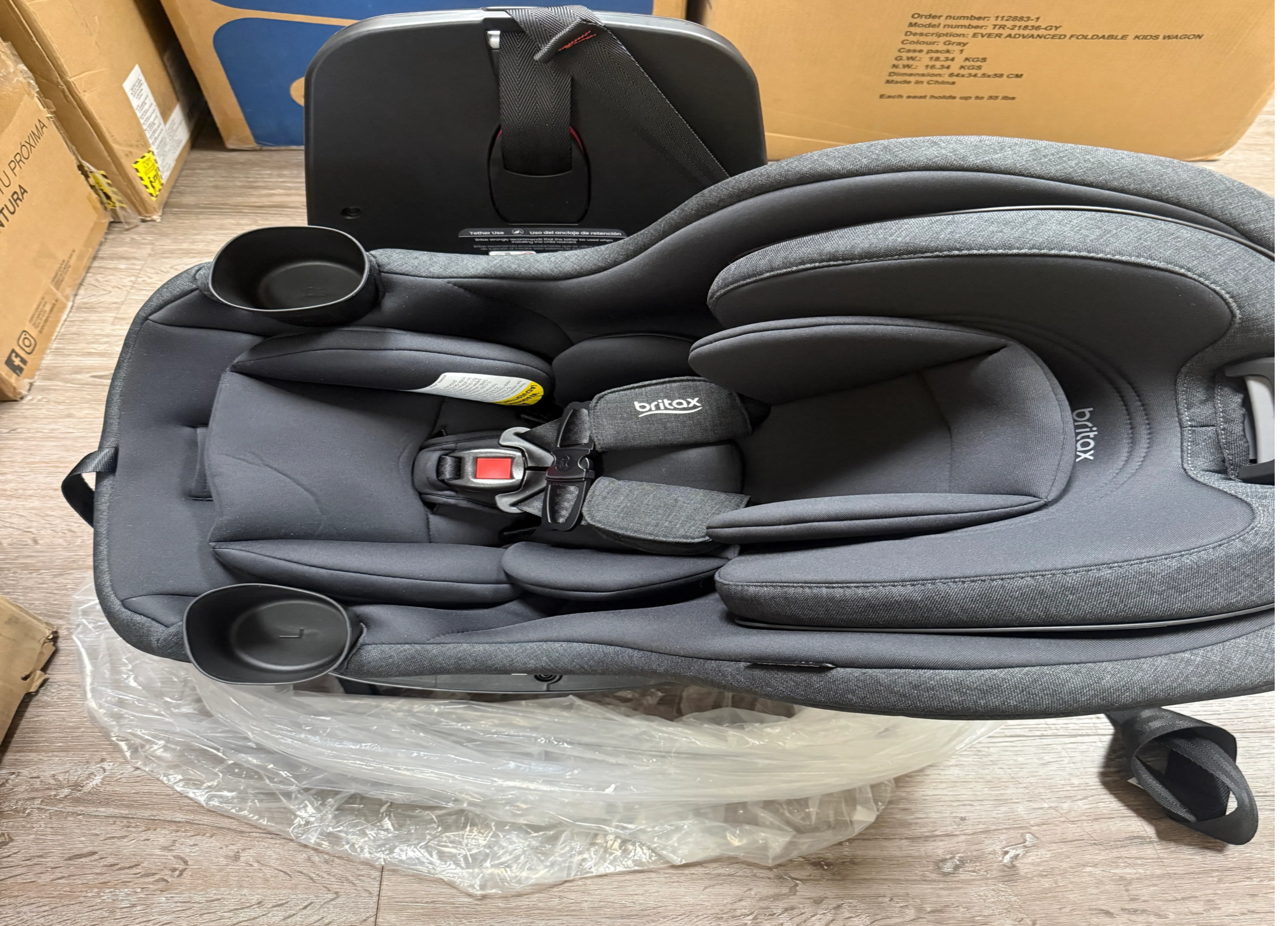Britax Galaxy360 Slim Rotating Car Seat, Black