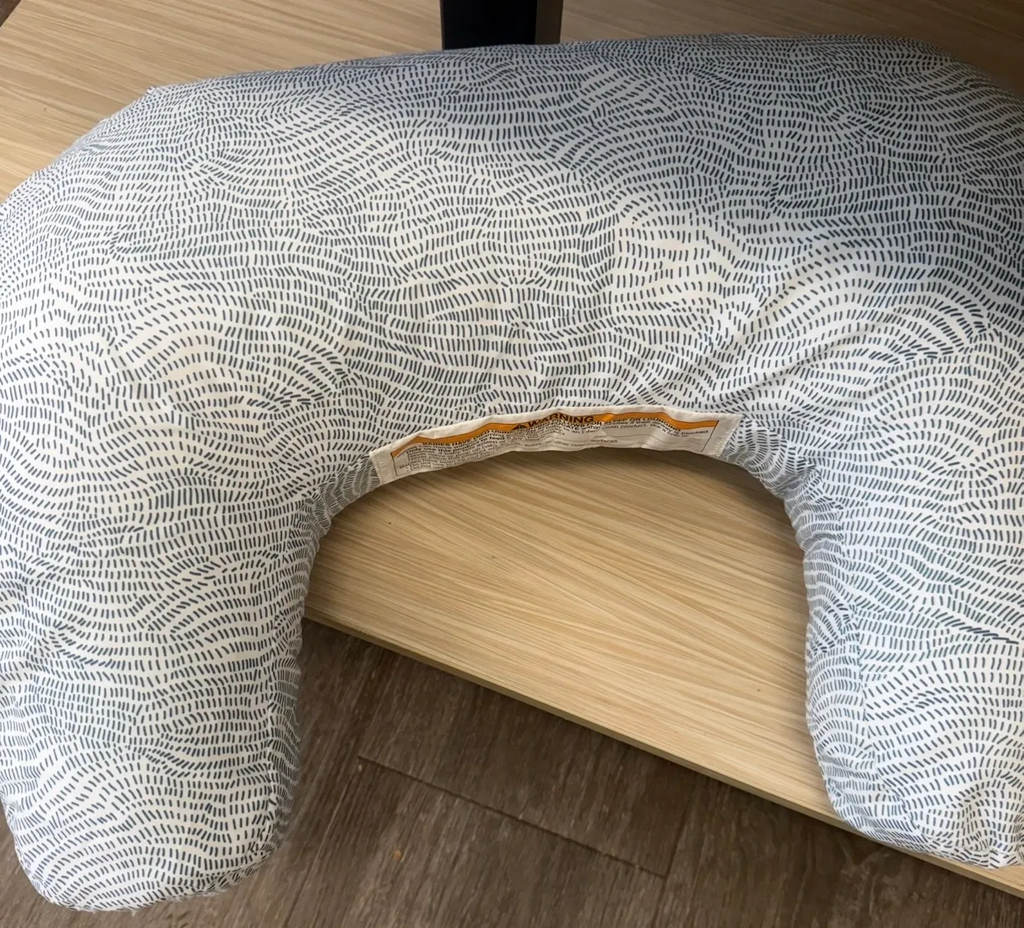 Boppy Nursing Pillow, Blue Speckled