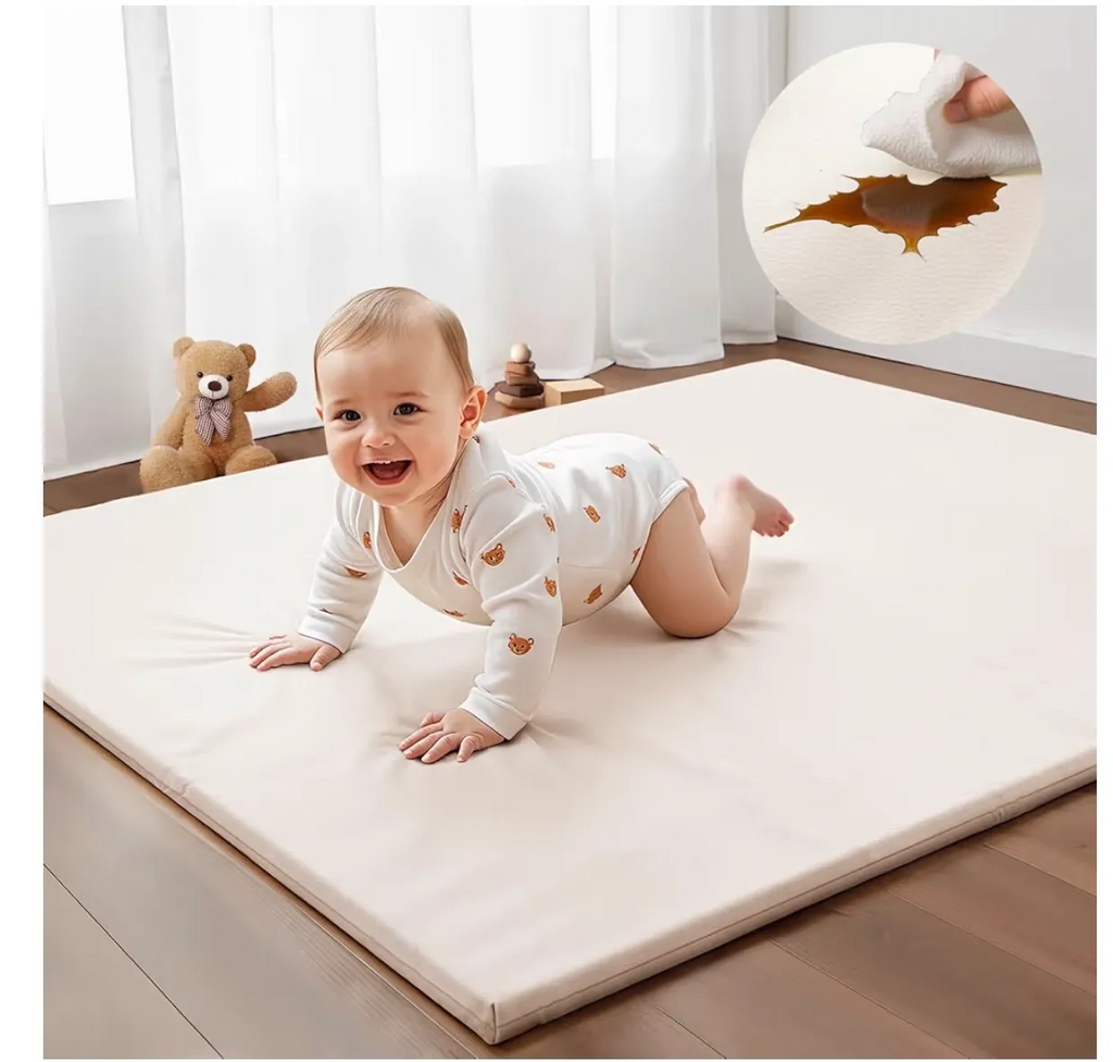 Padded Baby Play Mat 50x50, Beige