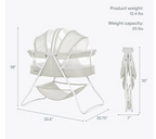 Dream On Me Karley Bassinet, Cool Gray