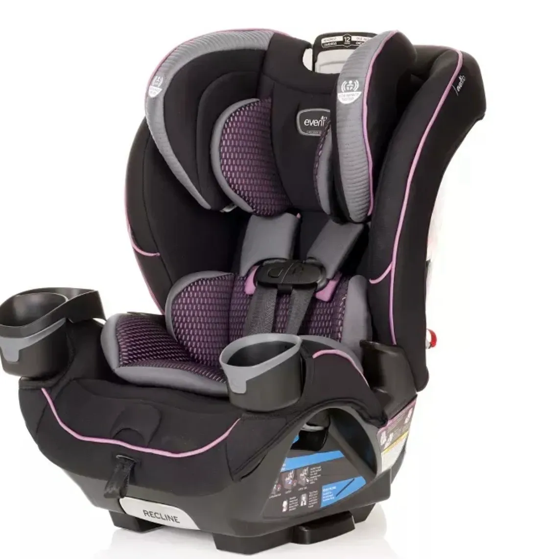 Evenflo EveryFit/All4One Convertible Car Seat, Pink