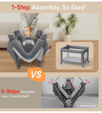 TinyGlow 4-in-1 Bassinet Playard Bedside Sleeper