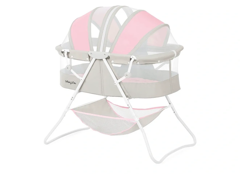 Dream On Me Karley Bassinet, Pink/Gray