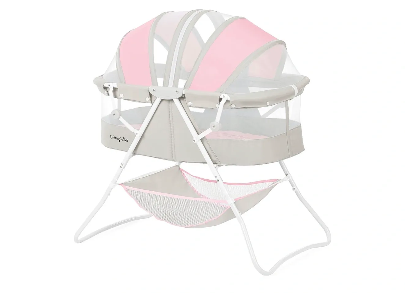 Dream On Me Karley Bassinet, Pink/Gray