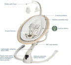 Maxi-Cosi Cassia Electric Baby Swing with Music - Classic Oat