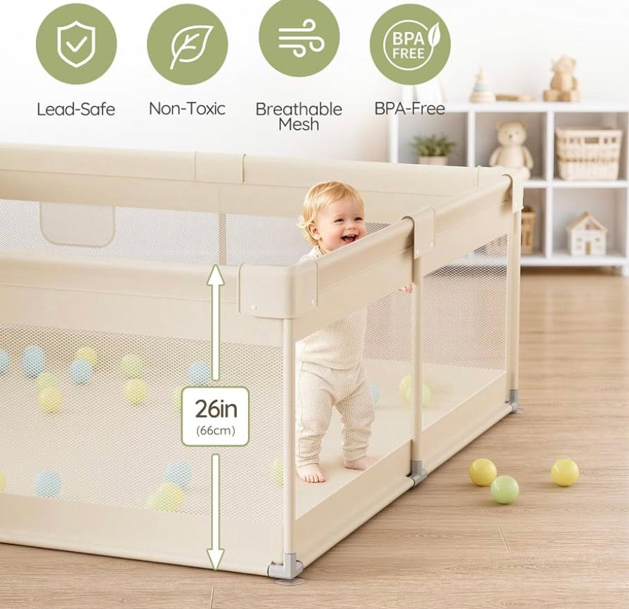 Uanlauo Baby Playpen, 47x47