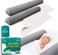 LUMARA Inflatable Bed Rail for Toddlers 2 Pack