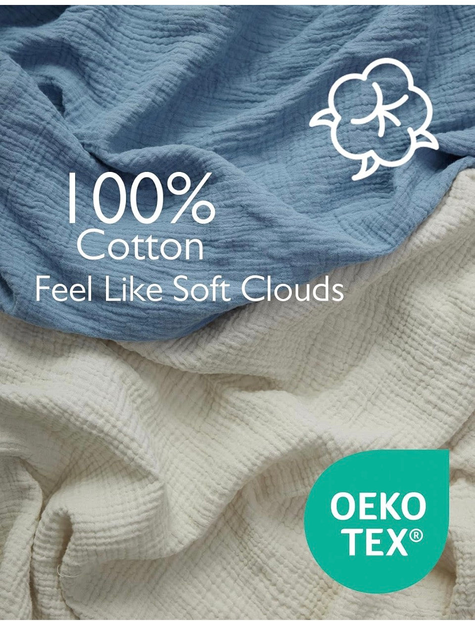Momcozy fitted crib sheets - 2 pack
