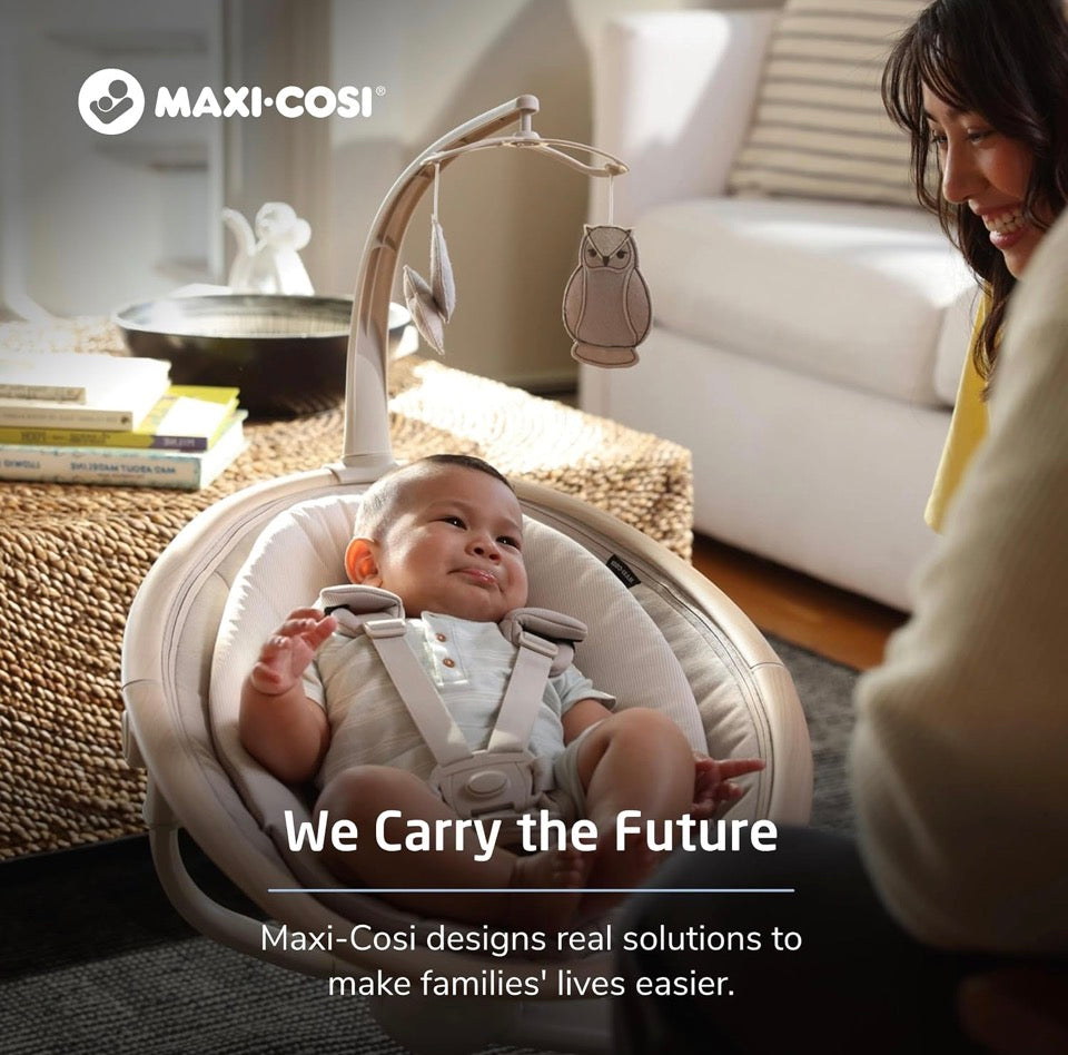 Maxi-Cosi Cassia Electric Baby Swing with Music - Classic Oat