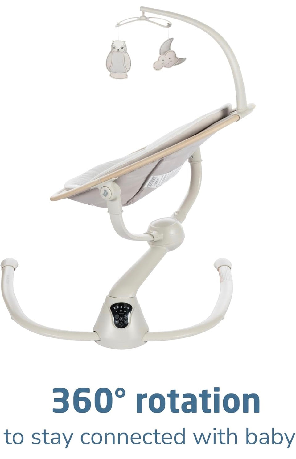 Maxi-Cosi Cassia Electric Baby Swing with Music - Classic Oat