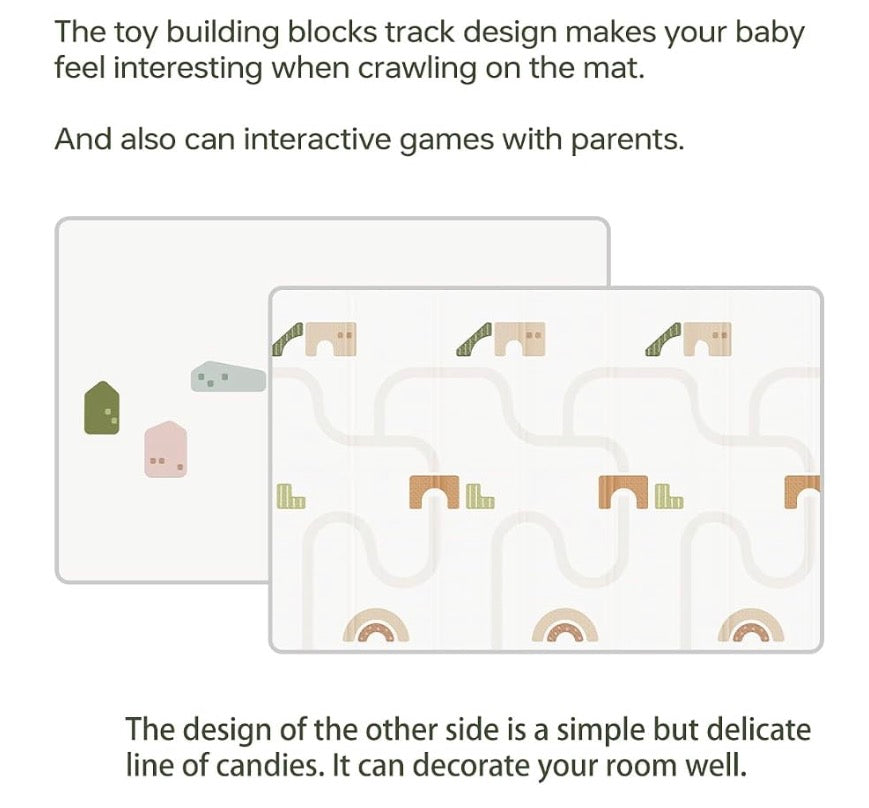 Foldable Baby Playmat 70x80