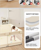 Uanlauo Baby Playpen, 47x47