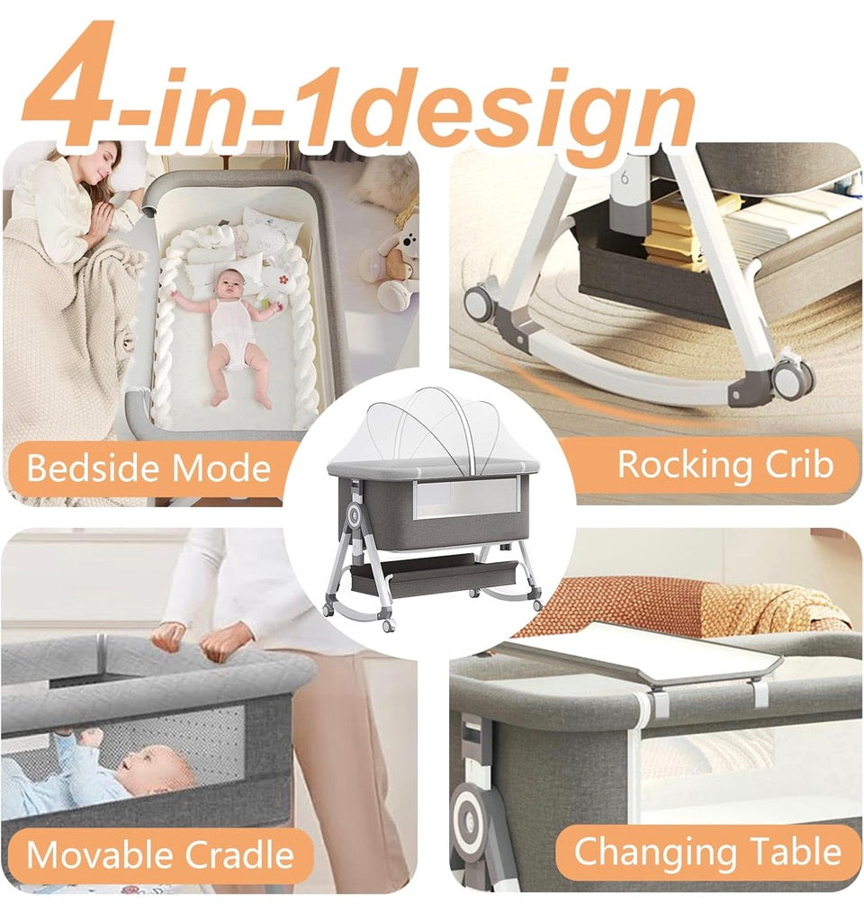 4-in-1 Bedside Bassinet