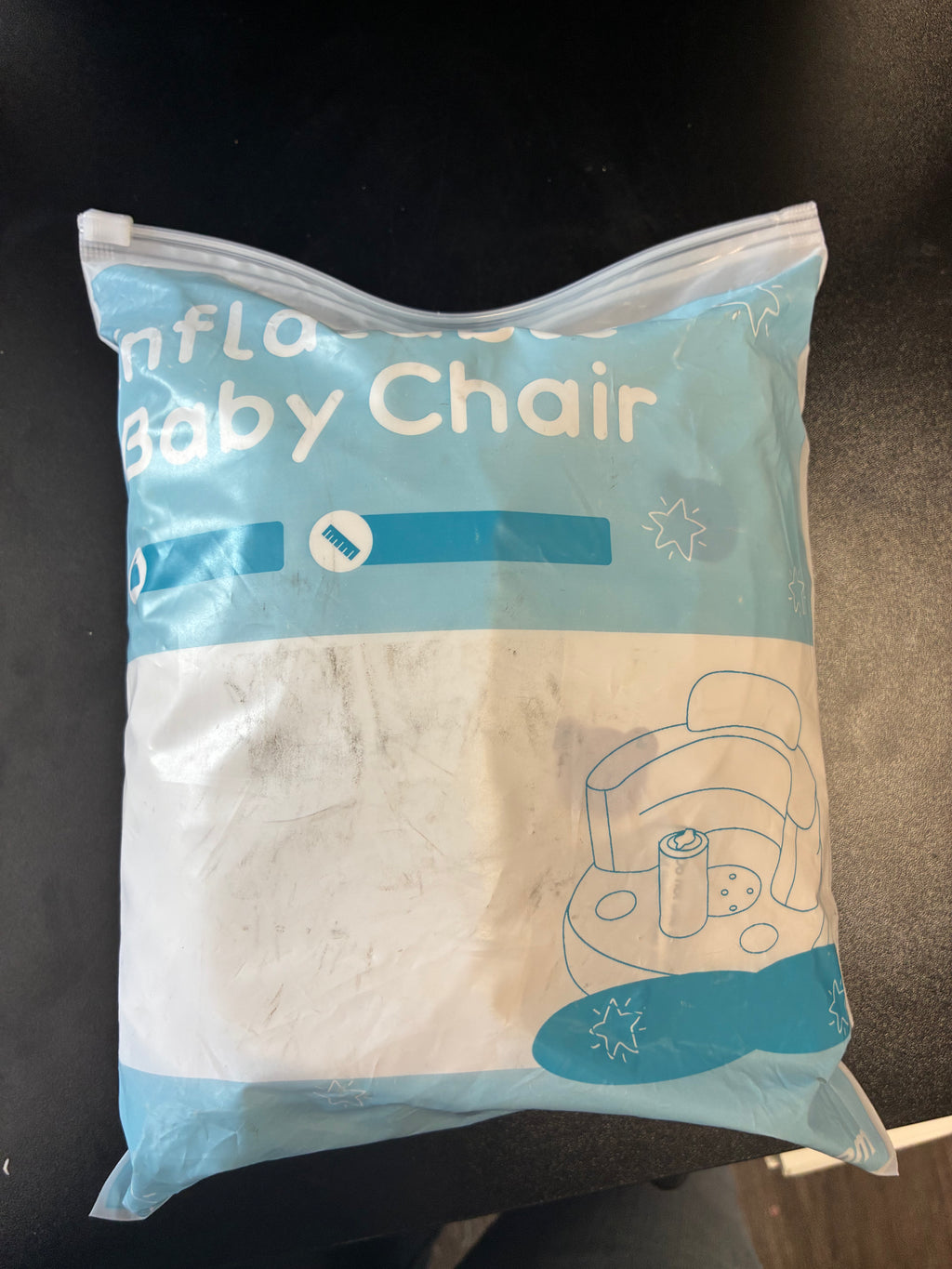 Inflatable Baby Seat with Built-in Pump