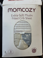 Momcozy fitted crib sheets - 2 pack