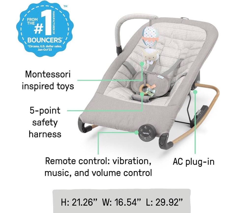 Ingenuity Keep Inmotion Automatic Baby Rocker Seat