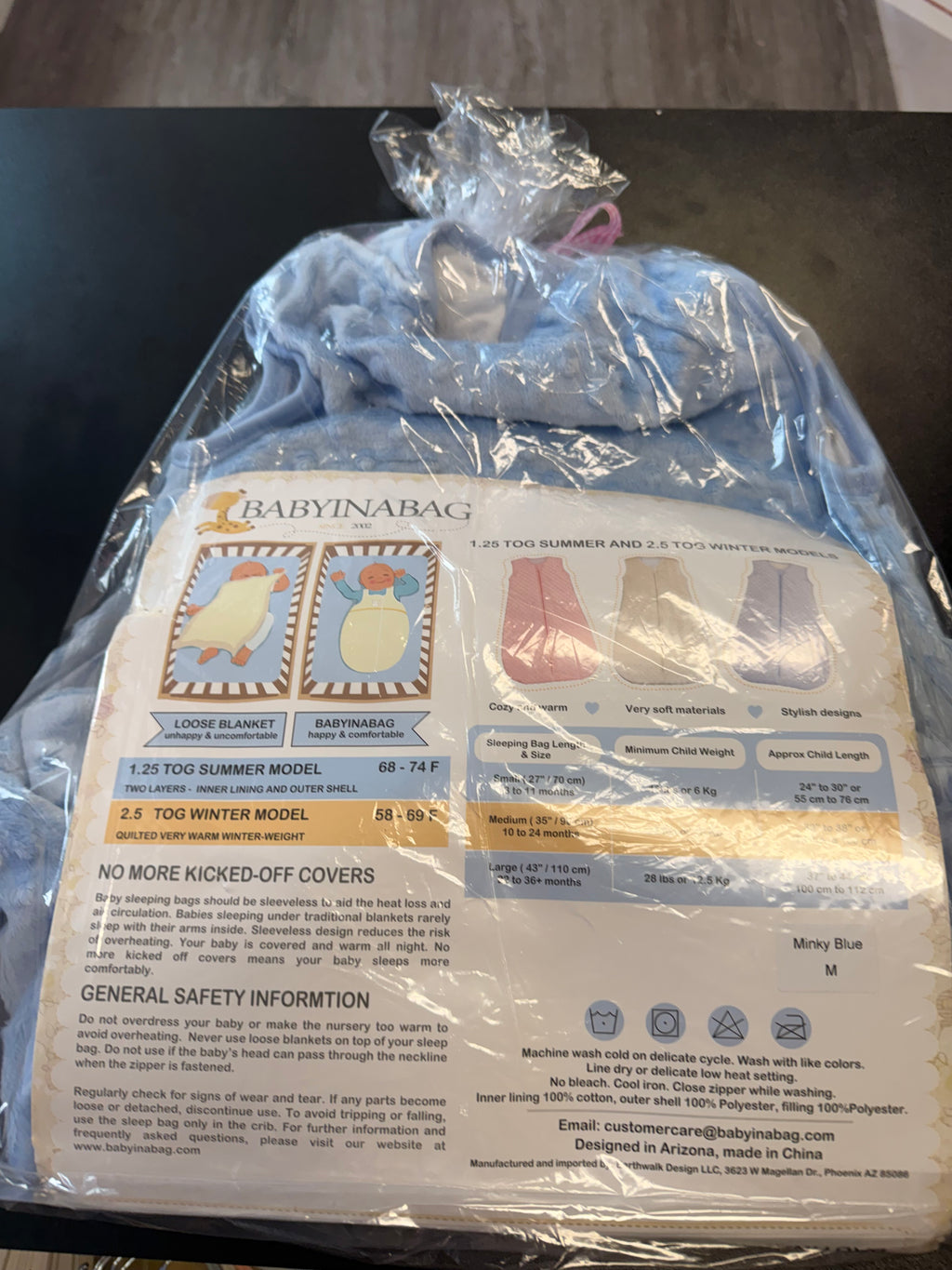 Blue Sleep Sack