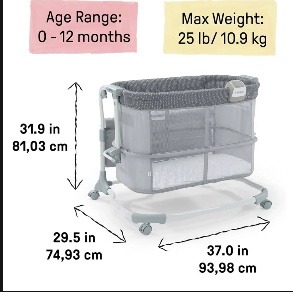 Ingenuity Dream & Grow Bassinet