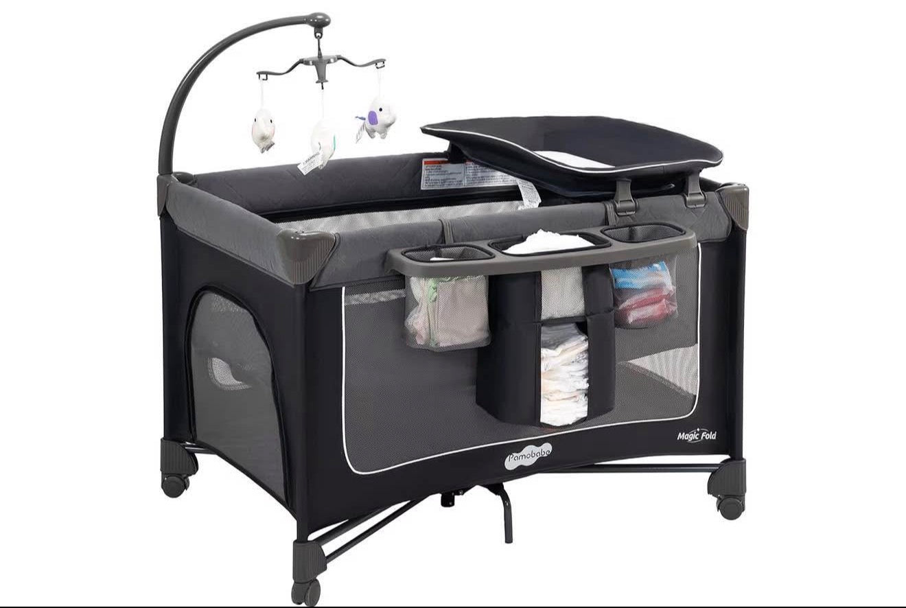 Pamo Babe Magic Fold Bassinet/ Playard