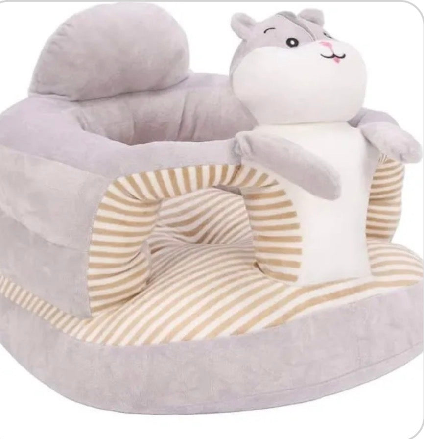 Baby Sitting Support Chair, Gray Hamster