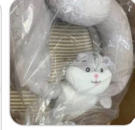 Baby Sitting Support Chair, Gray Hamster