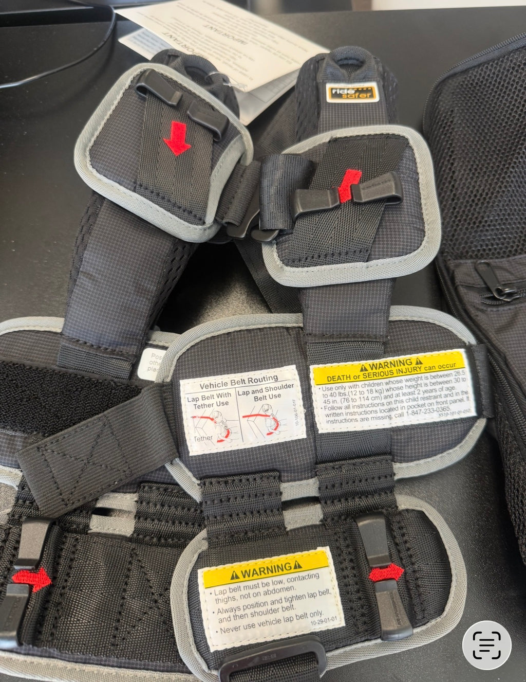 RideSafer Gen 5 Portable Car Seat (XS)