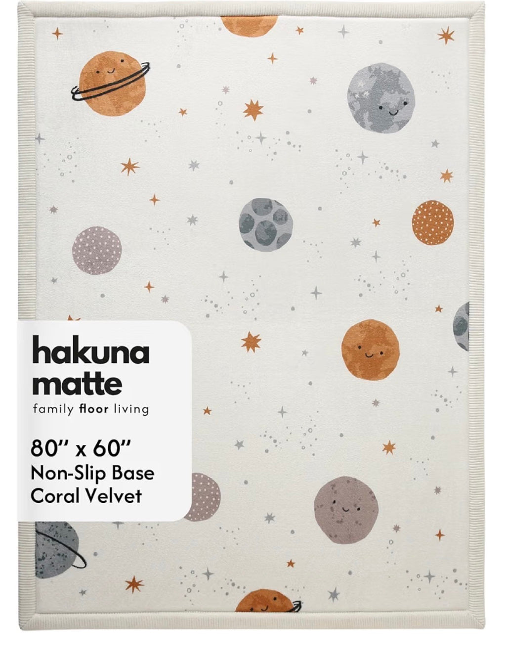 Hakuna Baby Play Mat, Planets (60”x80”)