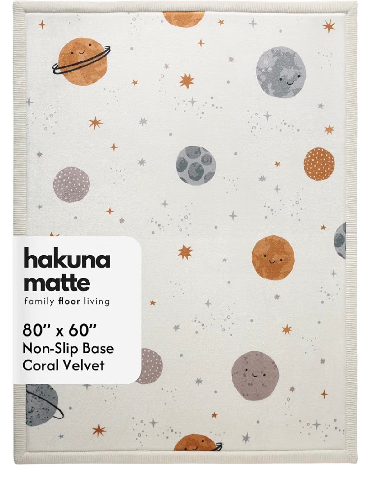 Hakuna Baby Play Mat, Planets (60”x80”)