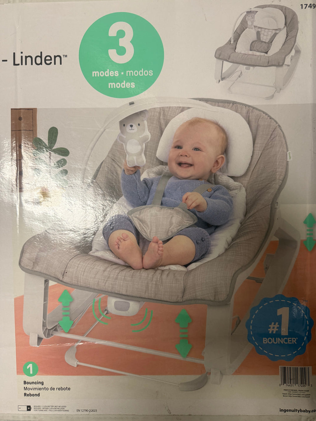 Ingenuity Keep Cozy Baby Bouncer