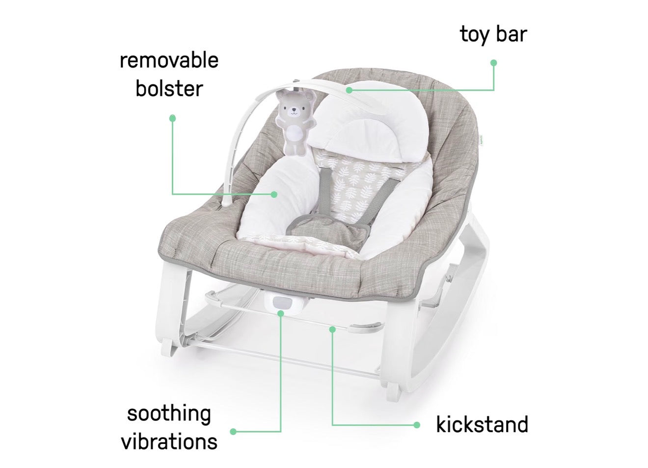 Ingenuity Keep Cozy Baby Bouncer