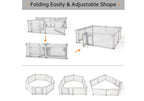 Cholena Foldable Baby Playpen (71x71), Light Gray