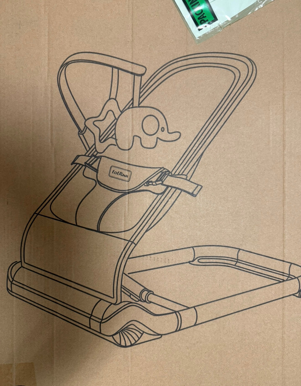 Baby Bouncer Chair, Black