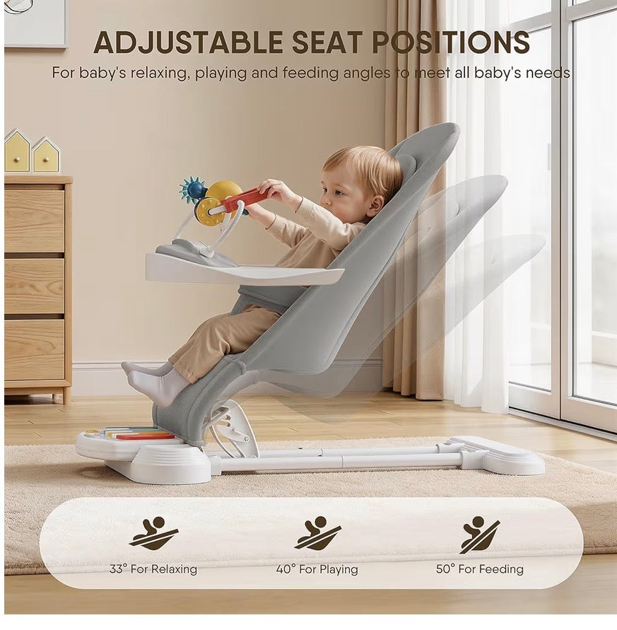Monamii Baby Bouncer With Piano and Tray