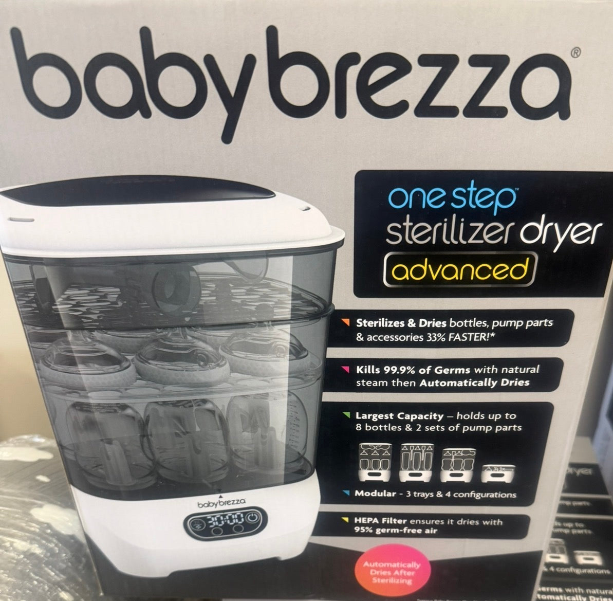 Baby Brezza Bottle Sterilizer and Dryer Advanced