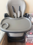 Foldable High Chair, Gray