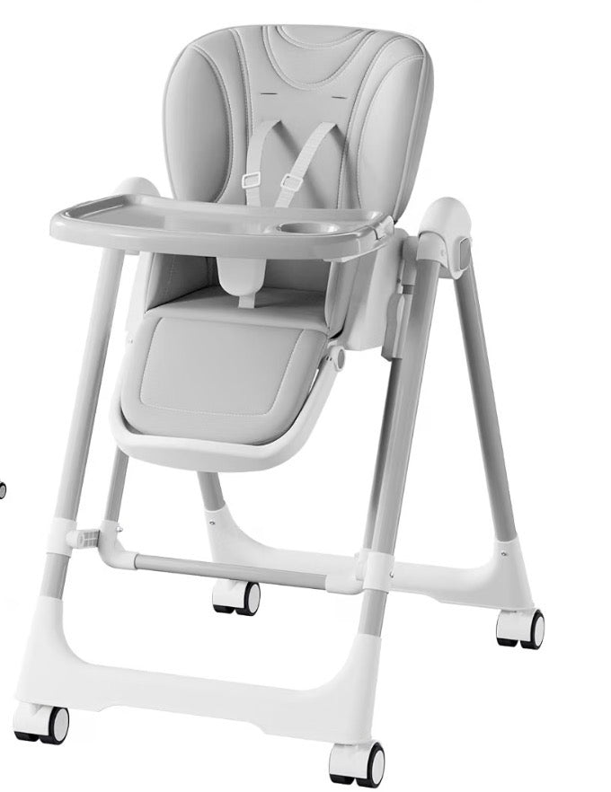 Foldable High Chair, Gray