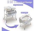 Folding Baby Bathtub with Changing Table