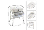 Folding Baby Bathtub with Changing Table