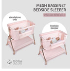 KoolaBaby Bedside Bassinet, Pink